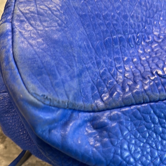 VINCE CAMUTO // Sloan crossbody zip top large handle tote bag “Ultraviolet” blue - Picture 10 of 12